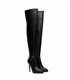 Giaro Platform Overknee Boots Alissa Black Matt