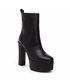 BAMARA Plateau Stiefelette Schwarz Matt | Giaro