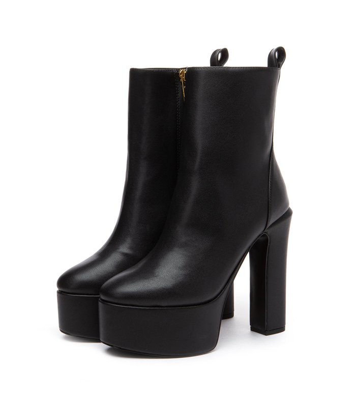 Giaro platform ankle boots Bamara black matt