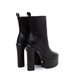 Giaro Plateau Stiefelette Bamara Schwarz Matt