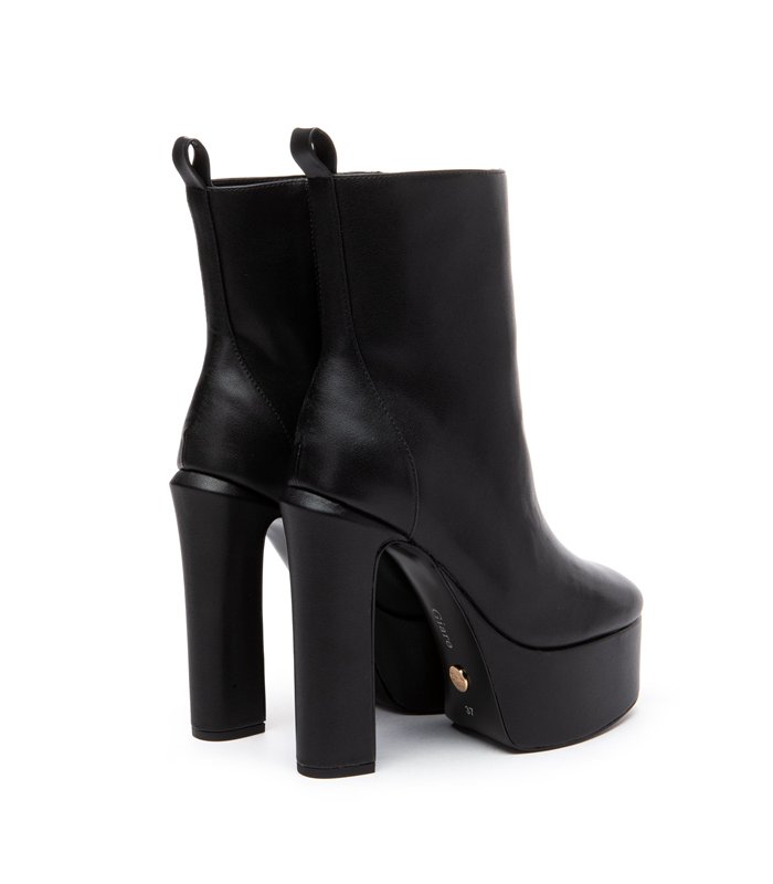 Giaro platform ankle boots Bamara black matt