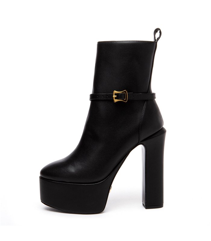 Giaro platform ankle boots Bamara black matt