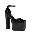 Giaro Platform Sandal Skyrise Black shiny