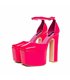 Giaro platform sandal Skyrise fuchsia shiny