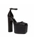 Giaro Platform Sandal Skyrise Black Matt