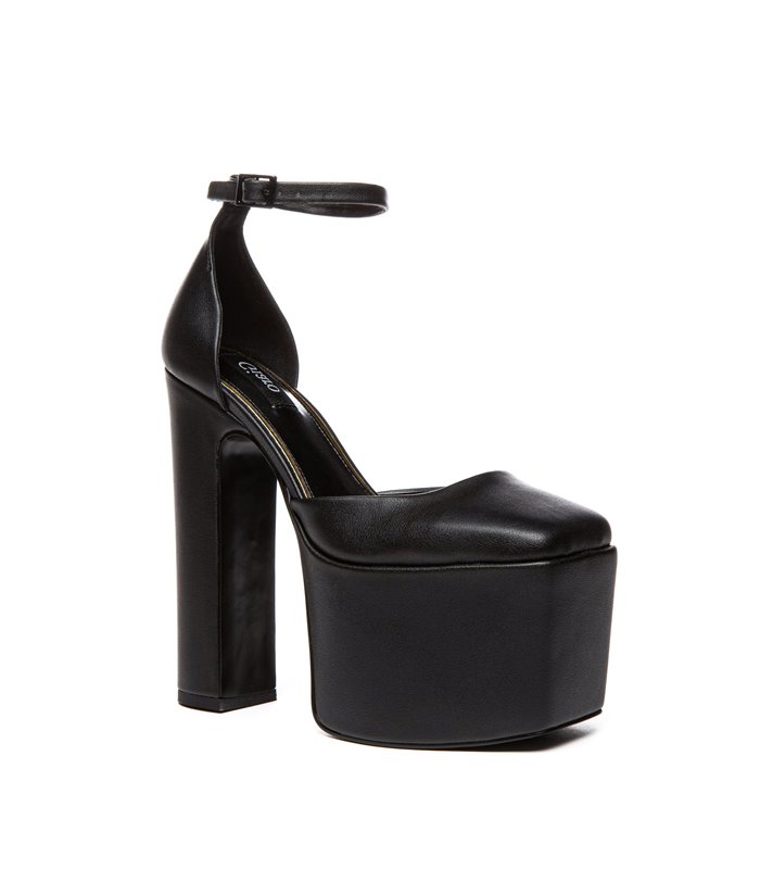 Giaro Platform Sandal Skyrise Black Matt