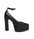 Giaro Platform Sandals Stylet Black Matt