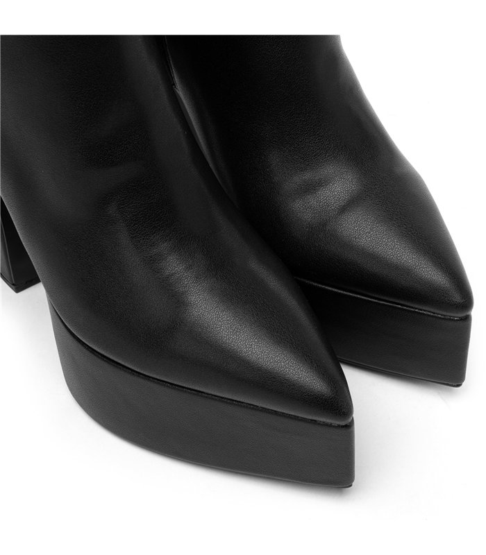 Giaro platform ankle boots Stash black matt