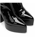 Giaro platform ankle boots Stash black shiny