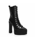 Giaro Platform Ankle Boots Scenic Black Matt