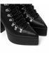 Giaro Platform Ankle Boots Scenic Black Matt