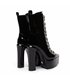 Giaro platform ankle boots Scenic black Shiny