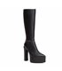 SARAHI Plateau Stiefel Schwarz Matt | Giaro