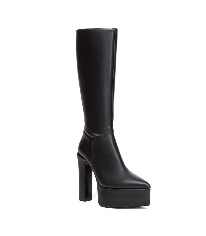 Giaro plateau ankle boots Sarahi black matt