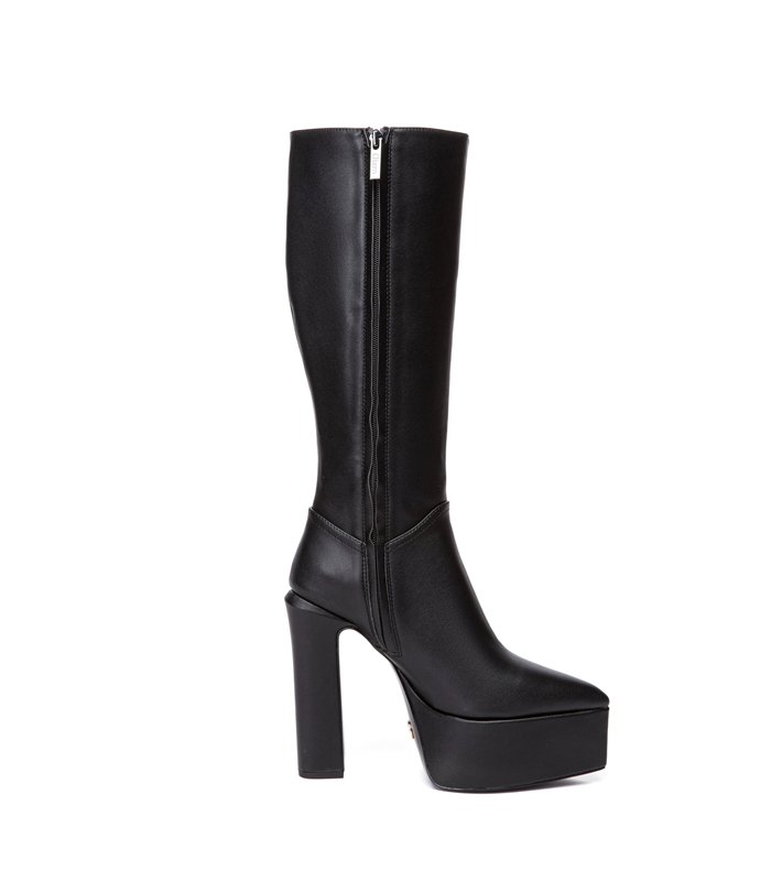 Giaro plateau ankle boots Sarahi black matt