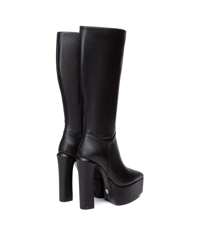 Giaro plateau ankle boots Sarahi black matt