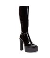 Giaro plateau ankle boots Sarahi black shiny