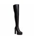 Giaro Plateau Stiefel Saphina Schwarz Matt