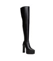 Giaro platform boots Saphina black matt