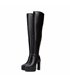 Giaro Plateau Stiefel Saphina Schwarz Matt