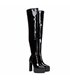 Giaro Plateau Stiefel Saphina Schwarz Lack