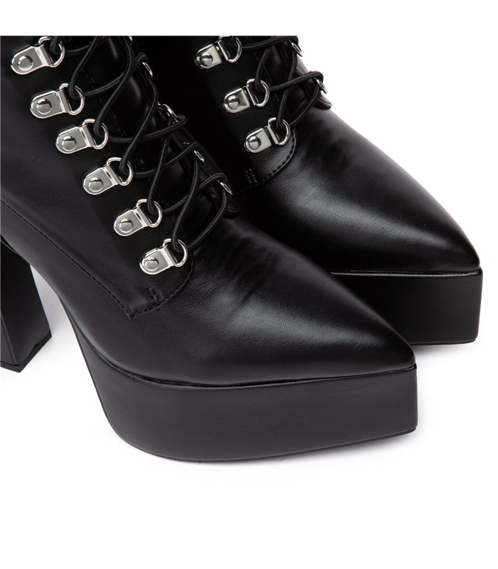 Giaro Platform Boots Secretz Black Matt