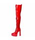 Giaro platform boots Secretz red shiny