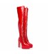 Giaro platform boots Secretz red shiny