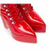 Giaro platform boots Secretz red shiny