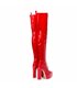 Giaro platform boots Secretz red shiny