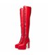 Giaro Plateau Stiefel Secretz Rot Matt