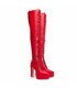 Giaro Plateau Stiefel Secretz Rot Matt