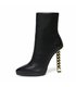 Giaro platform ankle boots Affaire black matt