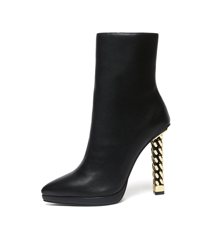 Giaro platform ankle boots Affaire black matt