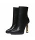 Giaro platform ankle boots Affaire black matt