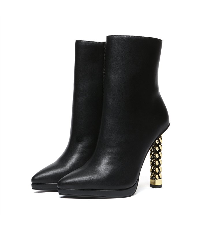 Giaro platform ankle boots Affaire black matt