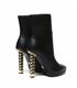 Giaro platform ankle boots Affaire black matt