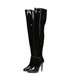 Giaro Plateau Overknee Stiefel Alissa Schwarz Lack