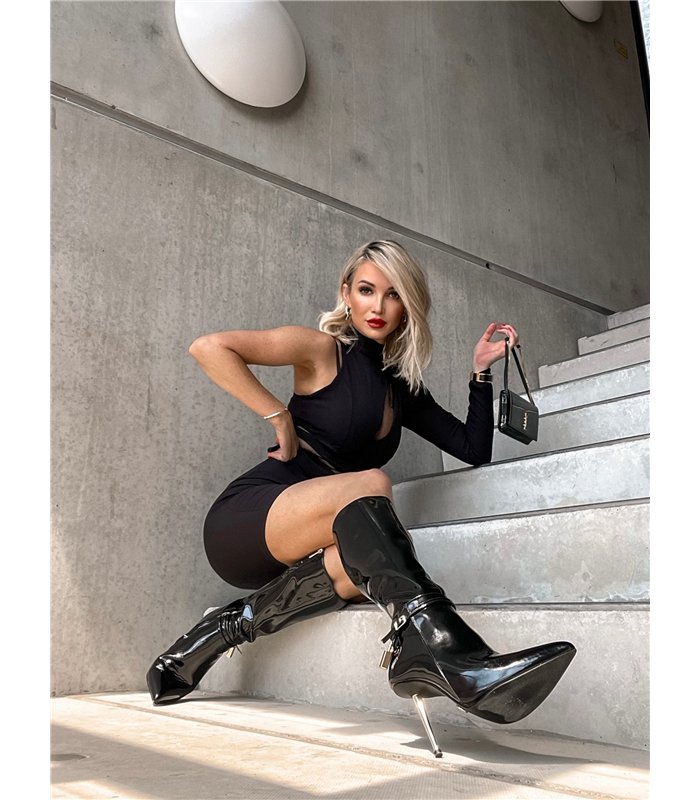 Giaro Boots LEANDRA BLACK SHINY