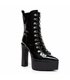 Giaro platform ankle boots Scenic black Shiny