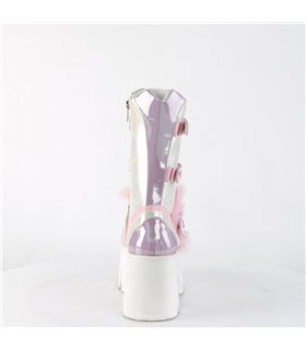 ASHES-120 Plateau StiefeletteL - Rosa/Lila