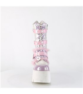 ASHES-120 Plateau StiefeletteL - Rosa/Lila