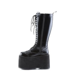 Knee Boot CAMEL-311 - Black | DemoniaCult