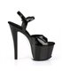 Plateau High Heels SKY-309CRS - Schwarz/Silber