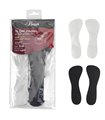 GI-001ML 3/4 Gel Insole Black/White | Pleaser