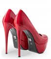 Michael Soul ARIA - Plateau Pumps rot lack