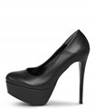Michael Soul ARIA - Plateau Pumps schwarz matt