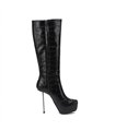 Giaro Plateau Boots BEVERLEY Black Crocodile