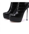 Giaro Plateau Boots BEVERLEY Black Crocodile