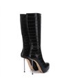 Giaro Plateau Boots BEVERLEY Black Crocodile